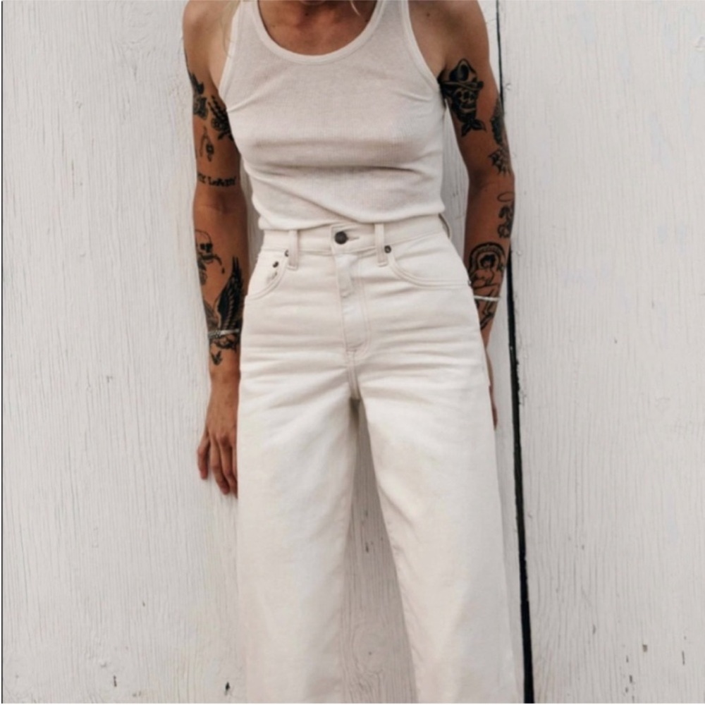 Imogene + Willie Catherine - Natural Selvage Rinse - Off White - Sz 27